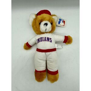 Cleveland‎ Indians Toy Stuffed Bear 9.5 Inch By Steven Smith Stuffed Animals NWT